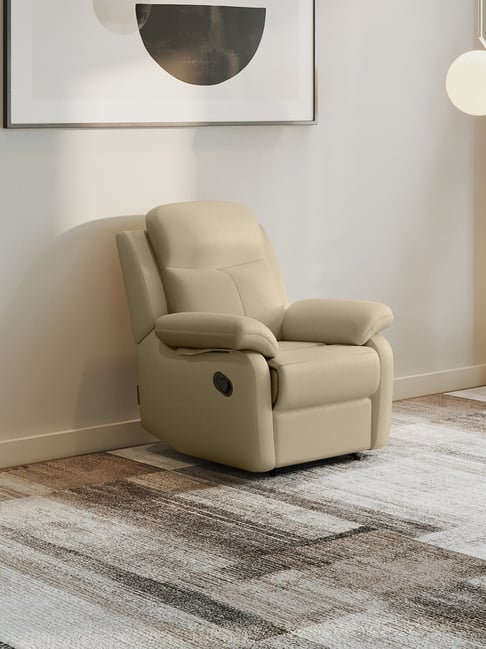 Godrej Interio Alpine Leatherette Manual Recliner