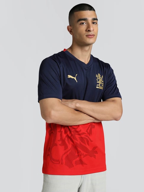 Buy Puma x RCB 2025 Blue Men's Fan Jersey Online Tata CLiQ
