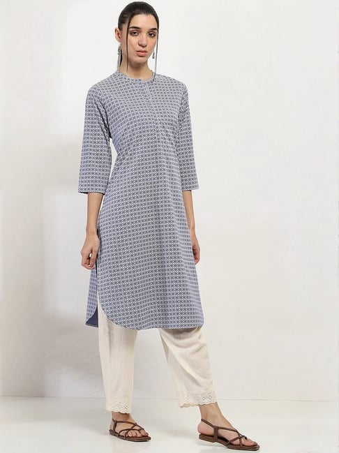 Rangriti Indigo Printed Kurtas-picture-31