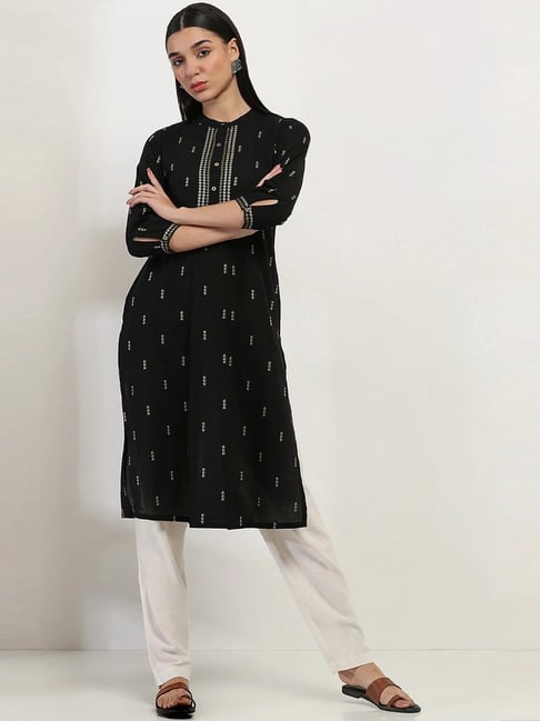 Rangriti Black Printed Kurtas-picture-29