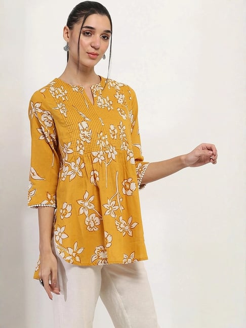 Rangriti Yellow Printed Kurtis-picture-15