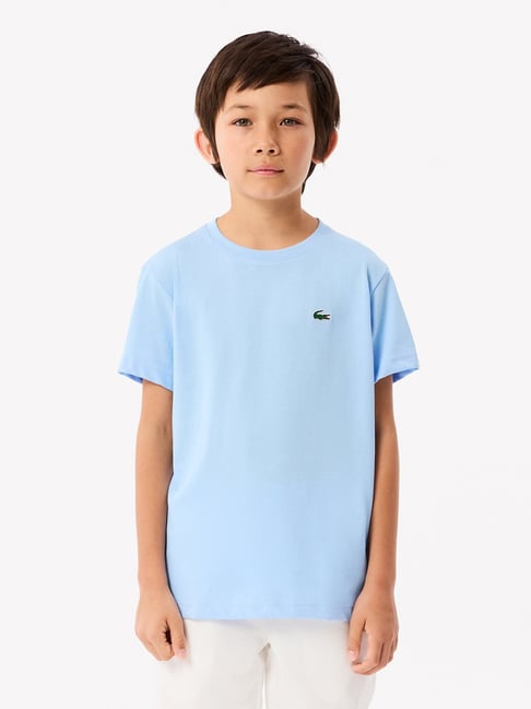 Buy LACOSTE Kids Blue Sport Ultra Dry Jersey T-Shirt Online Tata