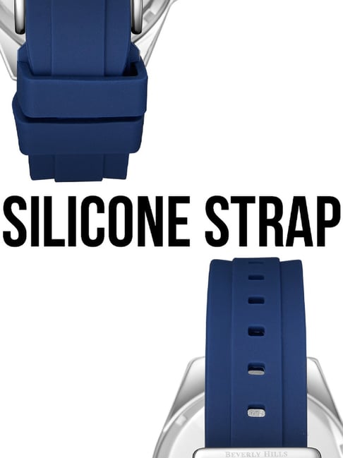 Buy BEVERLY HILLS POLO CLUB Men Analog Dark Blue Watch BP5007Y - Main Image