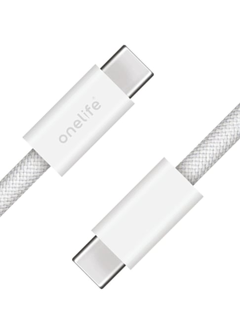 Onelife White Cable 28 Type C to C Premium Cable Power Meter for Cables