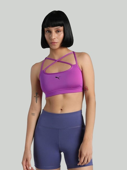 Puma Purple Skinny Fit Sports Bra-picture-44