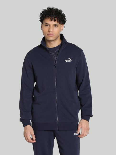 Puma Navy Cotton Regular Fit Tracksuit