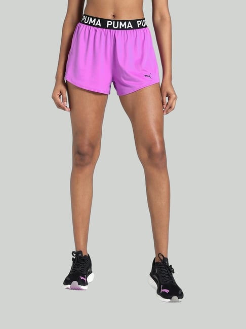 Puma Purple Regular Fit Sports Shorts-picture-45