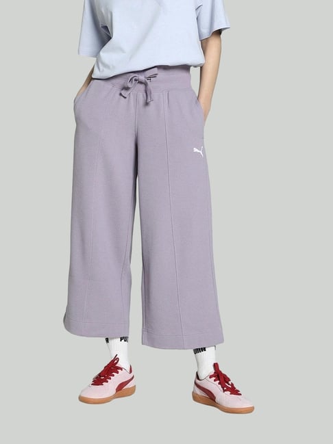 Puma Purple Cotton Comfort Fit Pants-picture-34