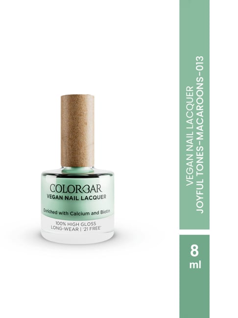 Colorbar Vegan Nail Lacquer Joyful Tones Macaroons 013 - 8 ml-picture-34
