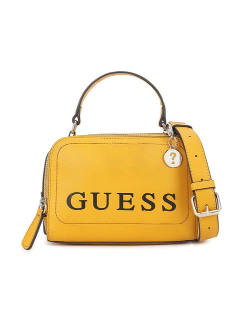 Guess Yellow Cross Body Bag