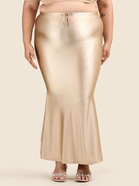 Twinbirds Beige Cotton Skinny Shapewear