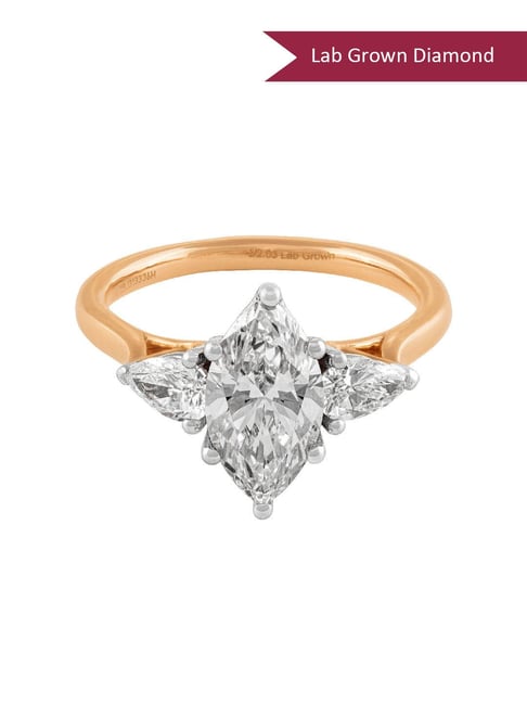 crash.club By CKC 1.52 ct & 0.51 ct Lab Grown Diamond Ring