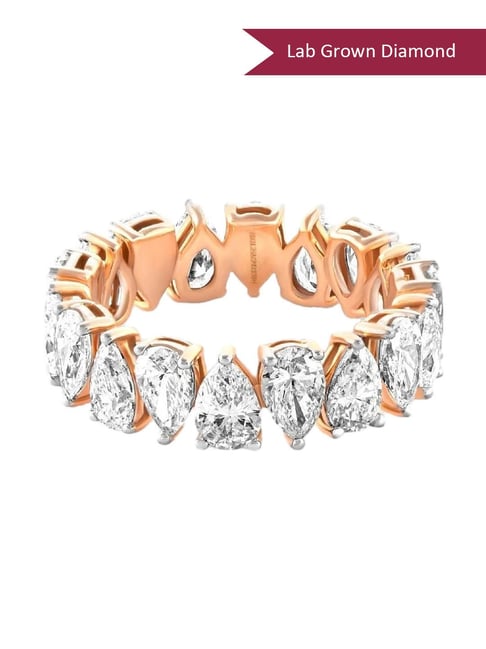 crash.club By CKC Lab Grown Pear-Shaped Diamond Band