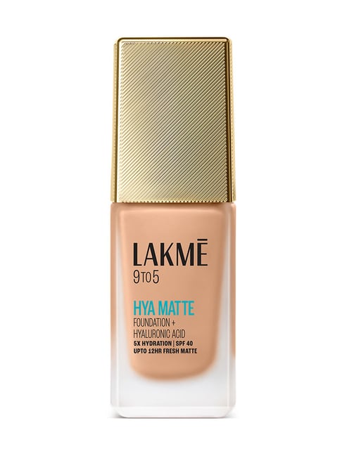 Lakme 9to5 Hya Matte Foundation + Hyaluronic Acid W180 Warm Natural - 25 ml