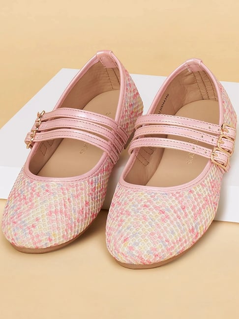 Buy Pantaloons Junior Kids Pink Mary Jane Shoes for Girls at Best