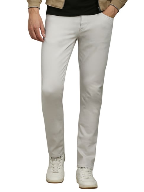 Louis Philippe Grey Slim Fit Jeans-picture-22