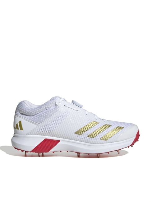 Buy Adidas Men's Adipower Vector Mid White Cricket Shoes for Men
