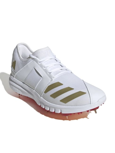 Adidas Men's HOWZAT SPIKE 20 CRICKET White Cricket Shoes
