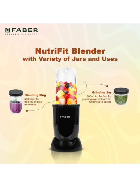 Faber Black Plastic Blenders and Juicers