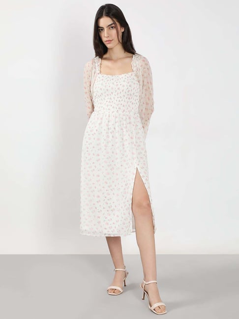 turner midi dress Turner Smocked Midi Dress