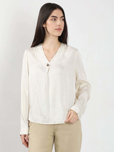 Vero Moda Cream Regular Fit Top-picture-30