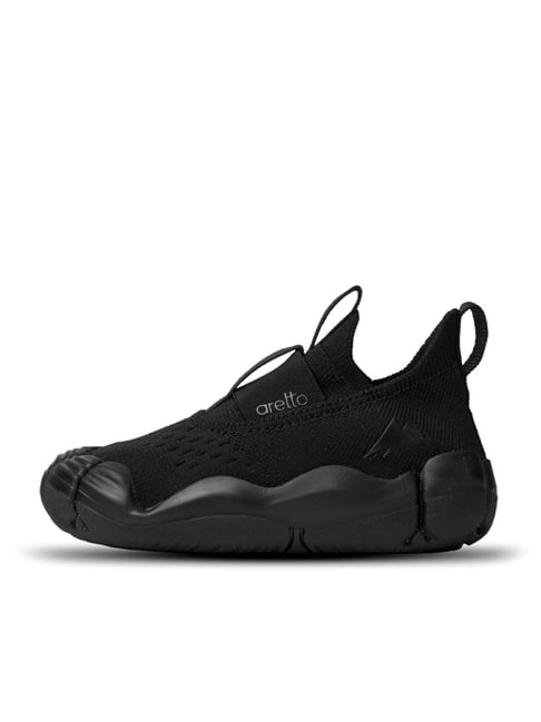 ARETTO Kids Leaps All Black Expandable Sneakers-picture-48