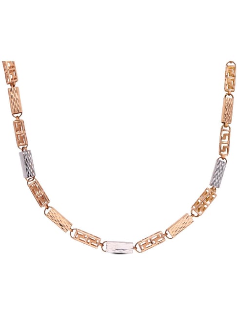 Krishniah Chetty Group 18k (750) White Yellow Gold Necklace