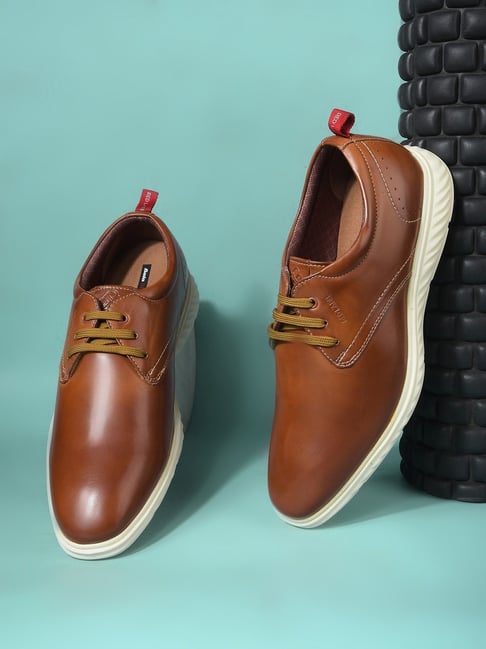 Buy Bata Men's Tan Derby Shoes for Men at Best Price Tata CLiQ