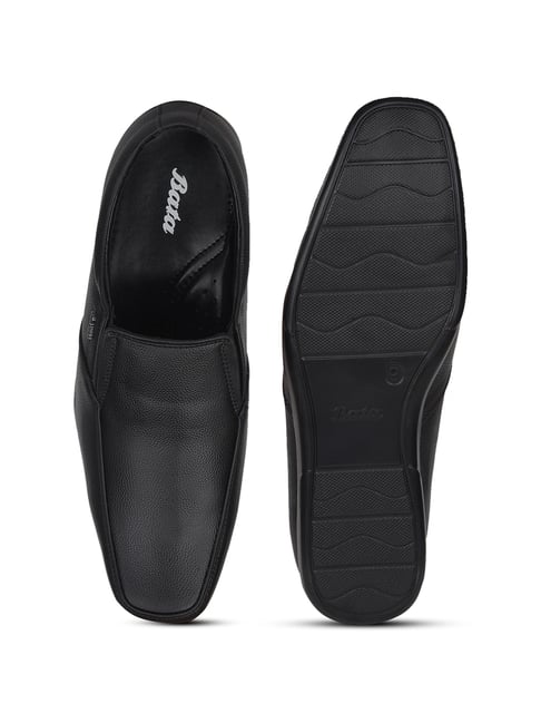Bata Men's Black Casual Loafers