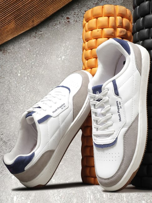 Buy Hush Puppies by Bata Men's White Casual Sneakers for Men at