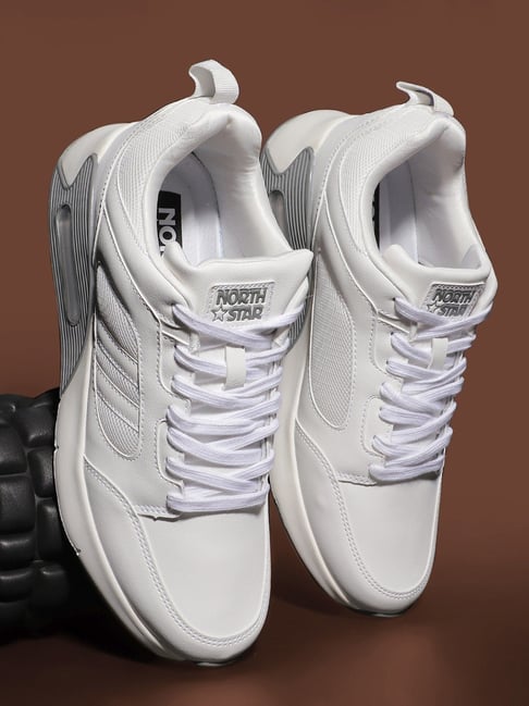 Buy North Star by Bata Men's White Casual Sneakers for Men at Best