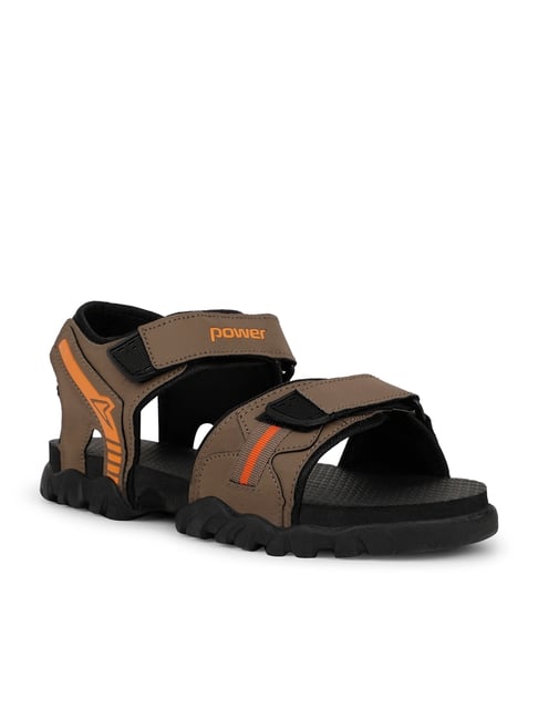 Power by Bata Men's Brown Floater Sandals