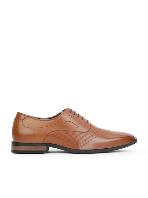 Bata Men's Tan Oxford Shoes