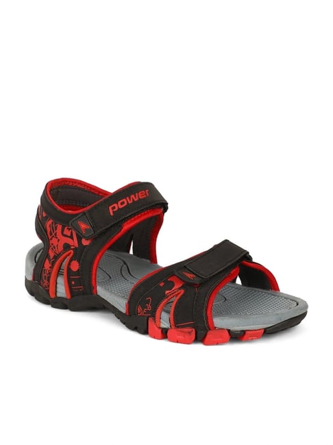 Bata Kids Red Floater Sandals