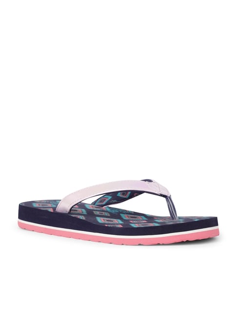 Bata Women's Blue Flip Flops