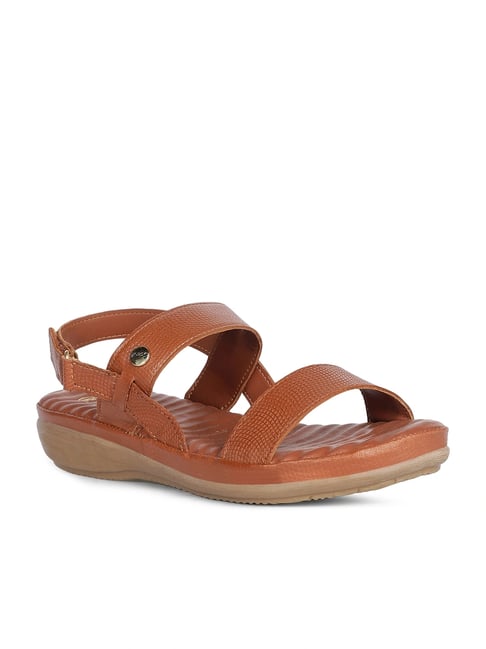 Scholl by Bata Women's Tan Back Strap Sandals-picture-37