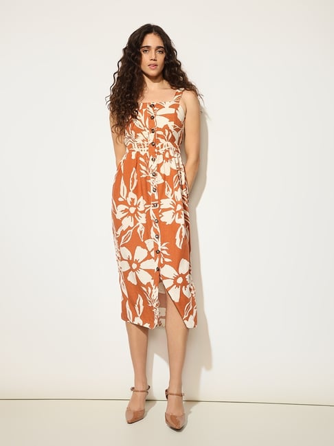 burnt orange beach dress Summer Solstice Maxi Dress | Burnt Orange Halter Dresses