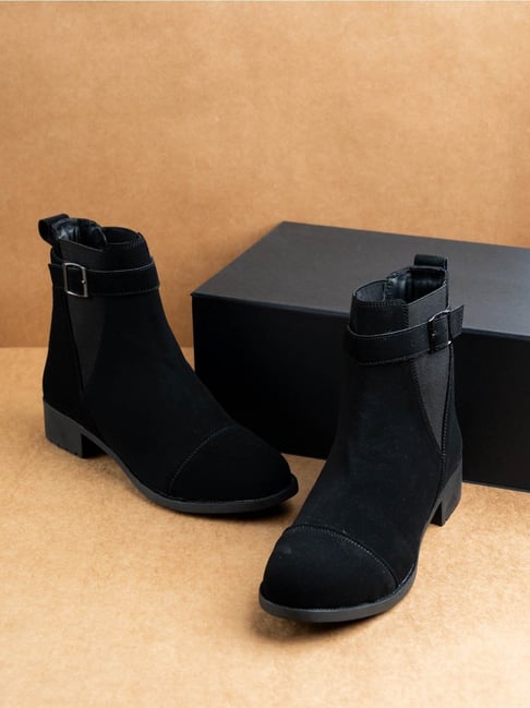 Inc.5 Women's Black Chelsea Boots-picture-40