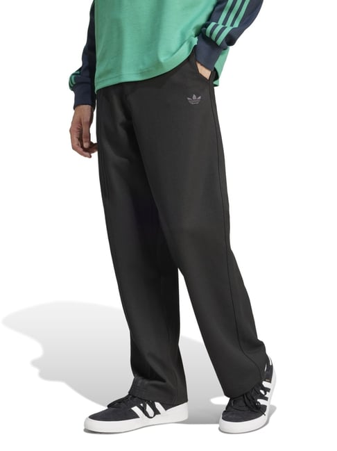 Adidas Originals Black Regular Fit Trackpants-picture-32