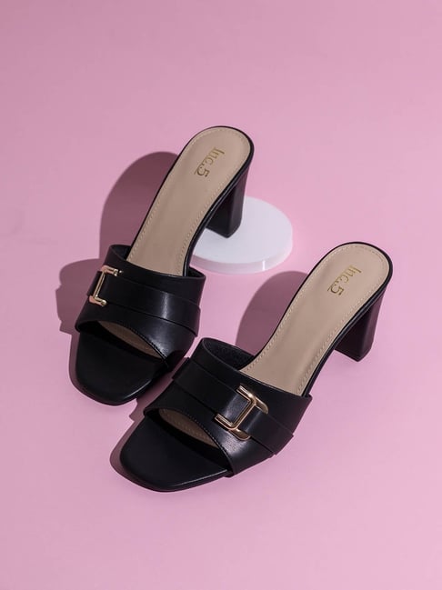 Inc.5 Women's Black Casual Sandals-picture-40