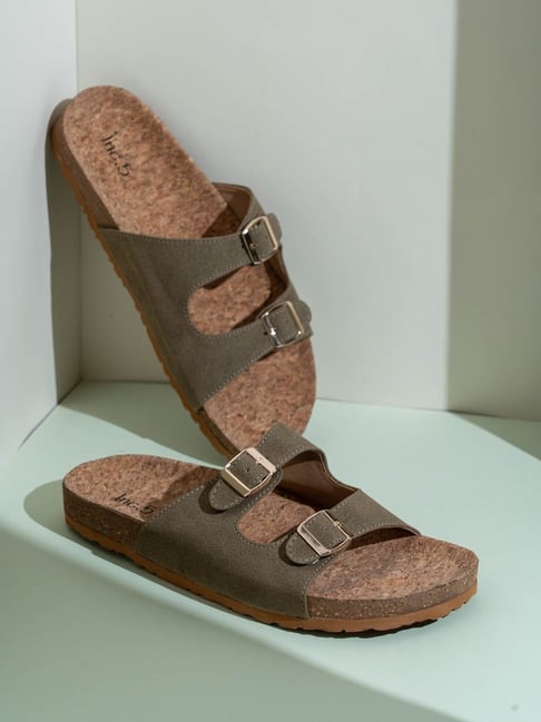 Inc.5 Women's Green Casual Sandals-picture-29