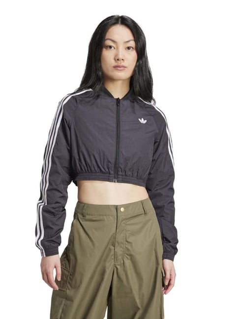 Adidas Originals Black Slim Fit Sports Jacket