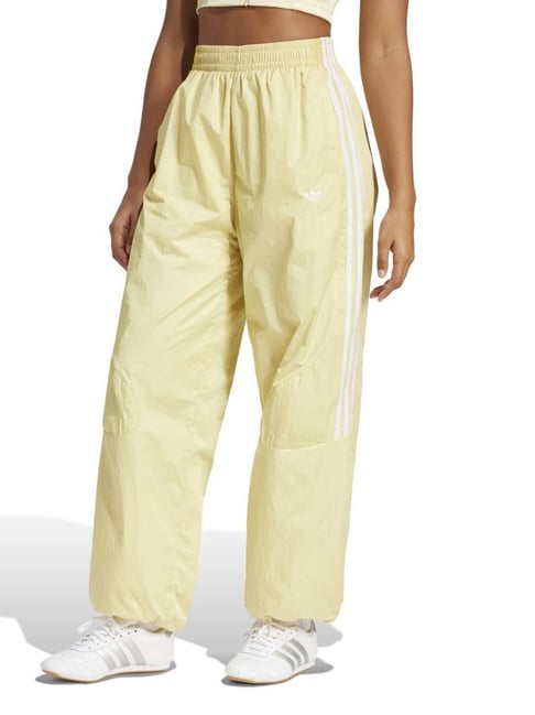 Adidas Originals Yellow Relaxed Fit Track Pants-image-41