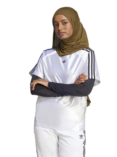 Adidas Originals White Regular Fit Sports T-Shirt-picture-16