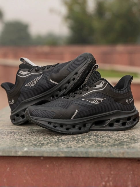 Red Tape Men's Flow+ Black Walking Shoes-picture-10