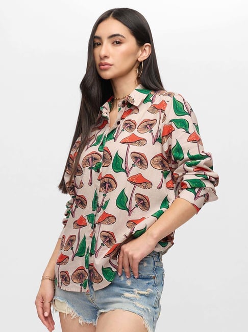 The Souled Store Multicolored Printed Shirt-picture-31