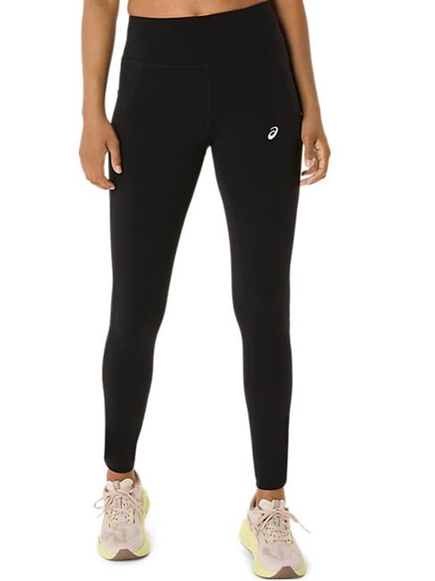 Asics Women's Performance Black Nagino Run Adjustable Tights