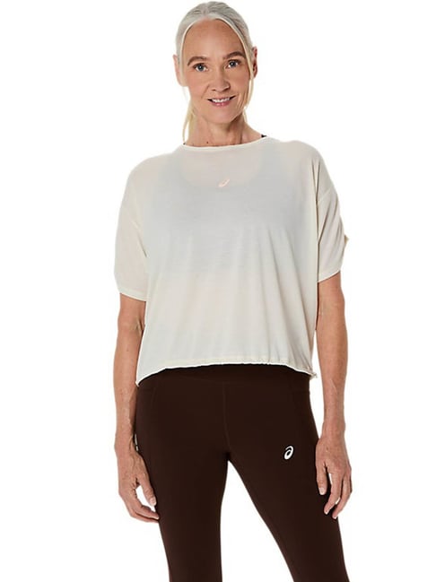 Asics Women's Birch Heather Nagino Run Adjustable Ss Top