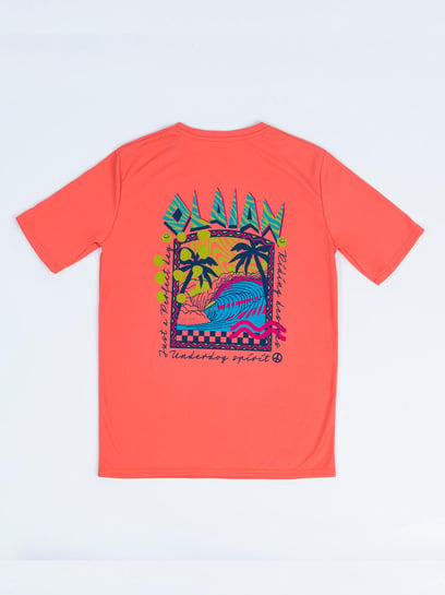 Unisex Orange 100 Sun Protection T-Shirt