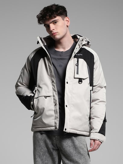 Jack & Jones Grey Regular Fit Colour Block Jacket